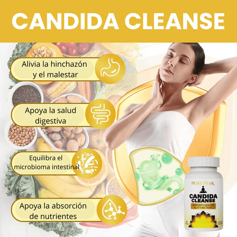 Candida Cleanse - Soporte para Intestino y Colon T1